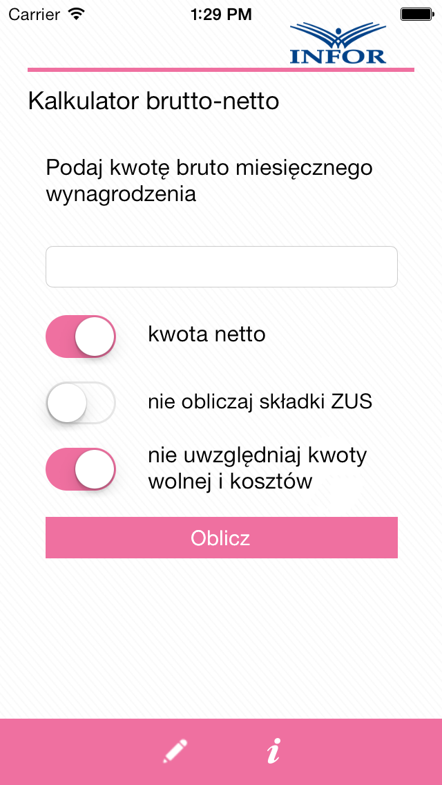 Screenshot #2 pour Kalkulator brutto-netto