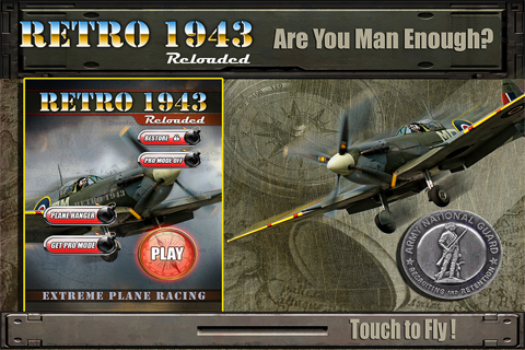 Retro 1943 Reloaded Free - Normandy Ace Spitfire Flight Commander screenshot 2