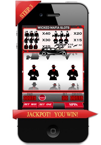 Wicked Mafia Mob Mania - Real Casino Slot Machine Experience screenshot 4