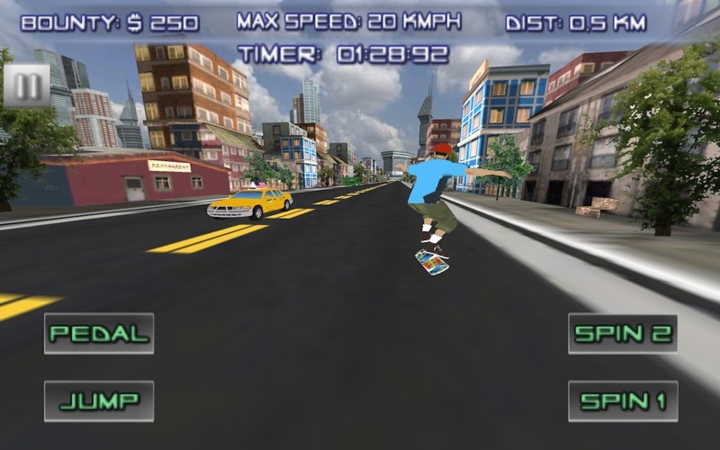 Screenshot #1 pour Extreme Skate Boarder 3D