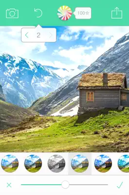 Game screenshot Tint Mint — обработка снимков в высоком разрешении, добавление фильтров, загрузка в Instagram и Facebook apk