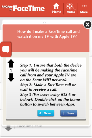 FAQApp for FaceTime screenshot 3