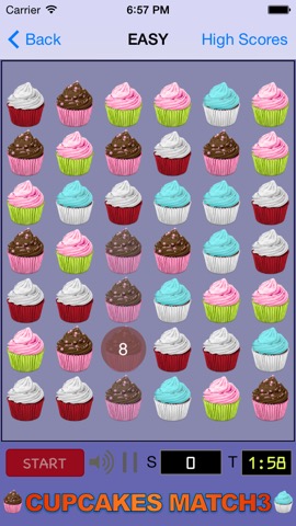 Cupcakes Match 3のおすすめ画像1