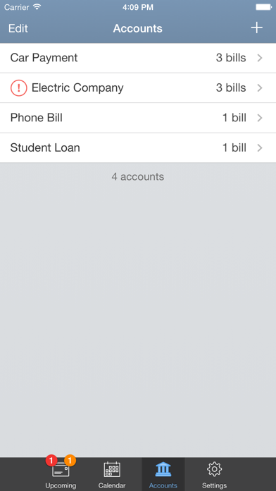 BillTracker for iPhoneのおすすめ画像4