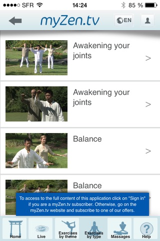 myZen.tv - Well-being partner screenshot 4