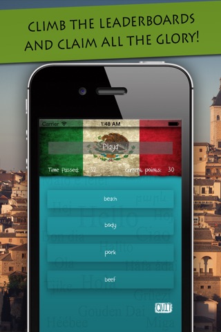 Learn Spanish - Word Trivia Game screenshot 3