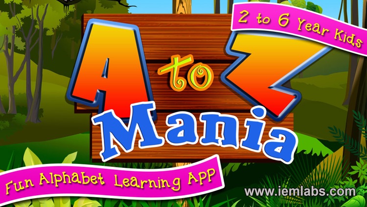 A-Z Mania – Learn English Grammar and Build Vocabulary With This Musical English Learning App For Preschool Kindergarten Kids & Primary Grade School Children