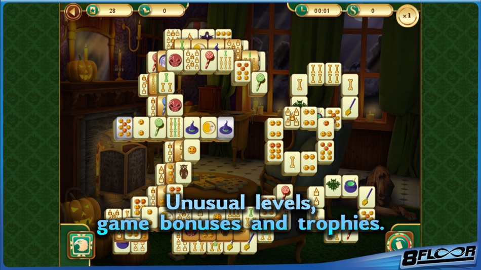 #4. Halloween Spooky Mahjong Free (iOS) 由: 8Floor
