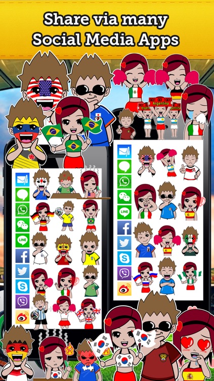 Emoji World Soccer Fan Free screenshot-3