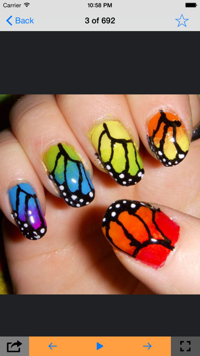 Screenshot #1 pour Nail Art Ideas