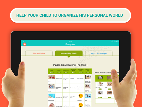 Screenshot #5 pour Table it! – Students with special needs learn to organize their world of knowledge