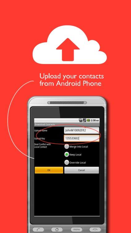 Synkontact: easy transfer contacts between mobile device screenshot-4