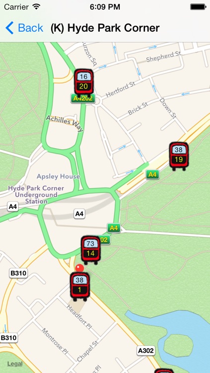 Live London Bus Tracker - TFL Transport Bus London Live Countdown Time, Route and Map