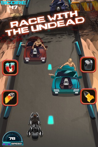 Dead Zombie Speedster Chase - Extreme Monster Racing Dash Game screenshot 2