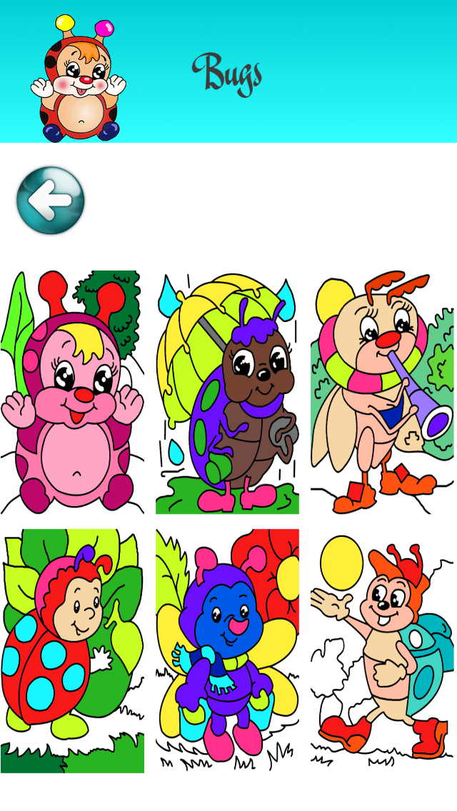 Screenshot #3 pour Coloriage de papillon - pages à colorier pour filles et garçons, amusant et éducatif, coloriage de fleurs et coloration de bourdon et jeux de serpent pour mes enfants & bébés