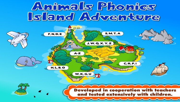 Phonics Island • Early Reading, Spelling & Tracing Montessori Preschool and Kindergarten Kids Learning Adventure Games by Abby Monkey® Alphabet and Letter Sounds Reader
