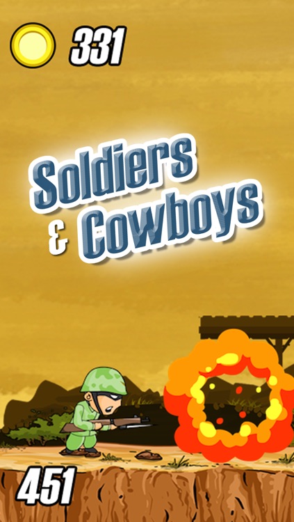 A Soldiers & Cowboys Battle