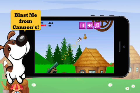 A Puppy Dog Hop Cannon Blast: Free Jumping Wheel Adventure Games screenshot 3