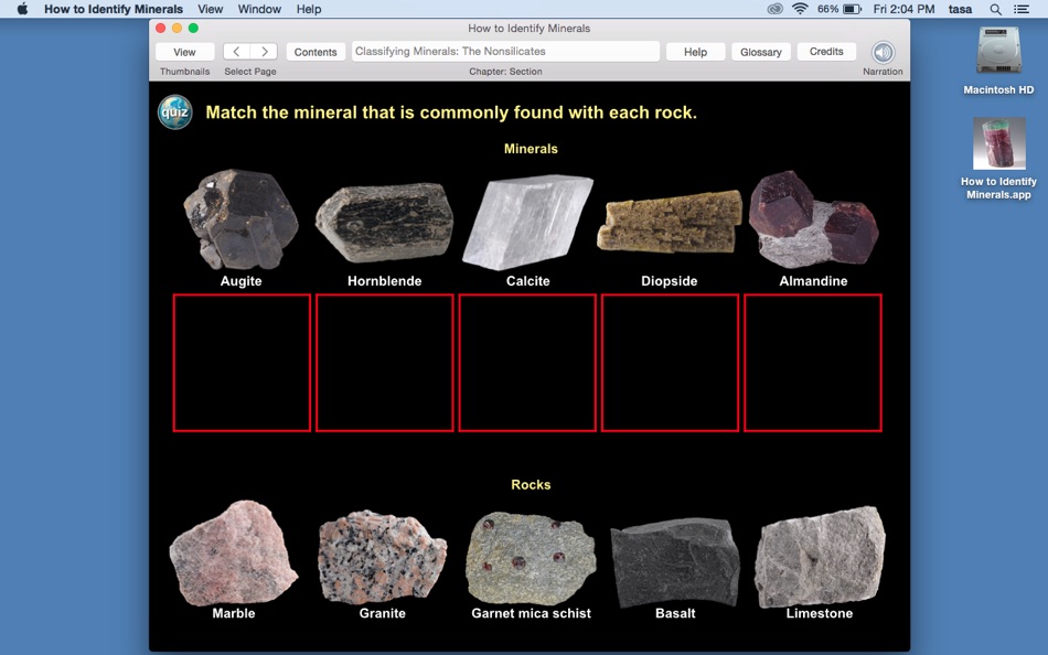 #3. How to Identify Minerals (macOS) Podle: DK Tasa, Inc.