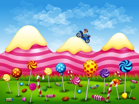 A Candy Clash Ninja Bike Ride – Race to the Draw Line at Mt. Rush! screenshot 3