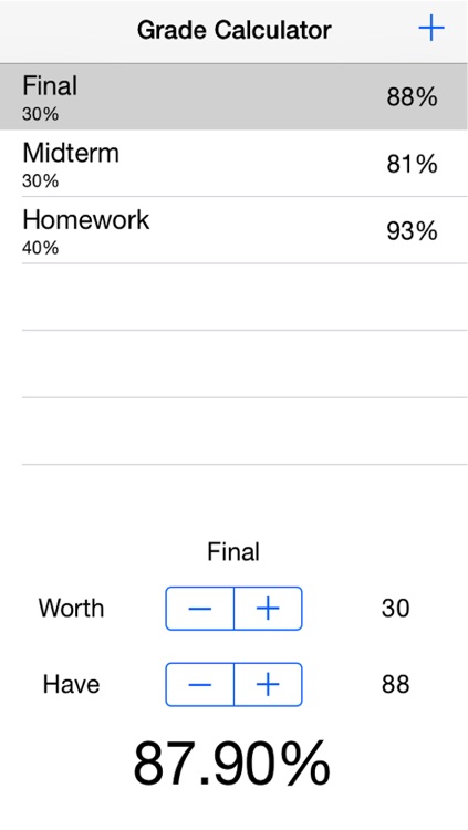 Calculate Your Grade