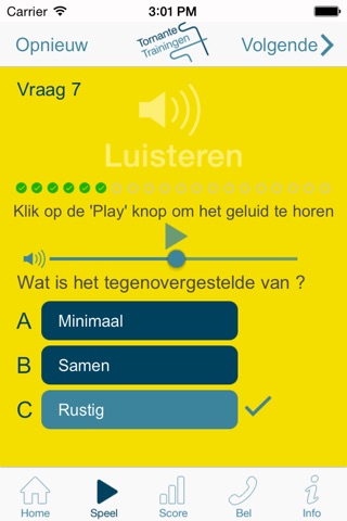 Tornante Taal Training screenshot 2