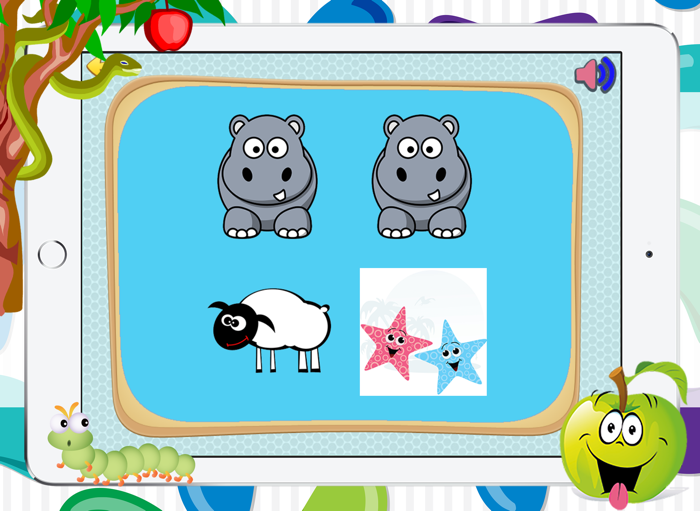 Easy Animal Puzzle Cards Match and Matching Games Free for Toddler or Kids