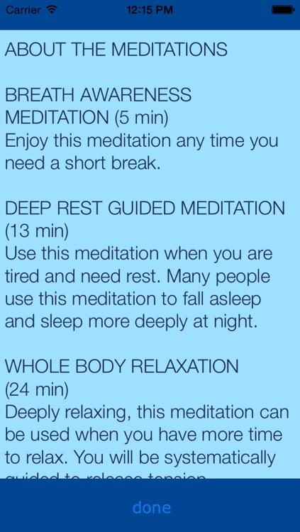 Relax & Rest Guided Meditations