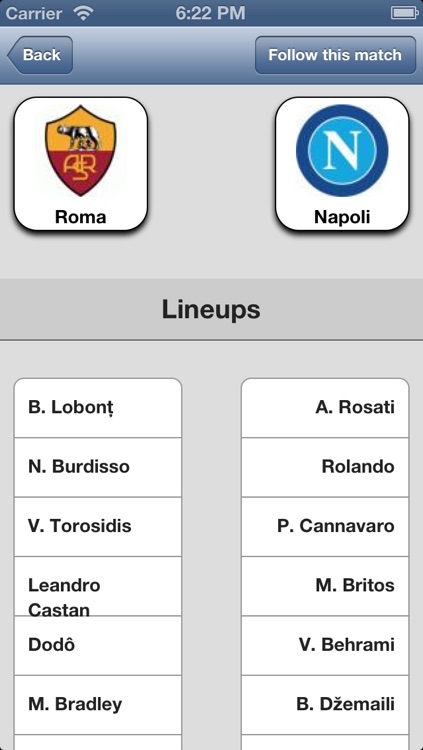 Live Scores for AS Roma screenshot-3