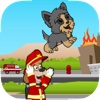 Fireman Yorkie Catch - Puppy Dog Saga