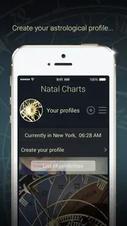 natal charts iphone screenshot 1