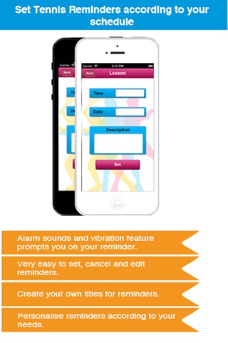 Tennis Reminder App - Timetable Activity Schedule Reminders-Sport screenshot 4