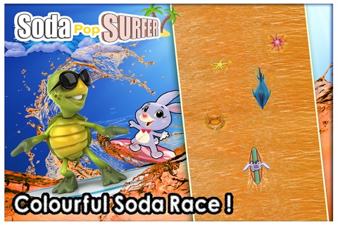 Soda Pop Surfer Free - Animal Fun Surf and Drink screenshot 3