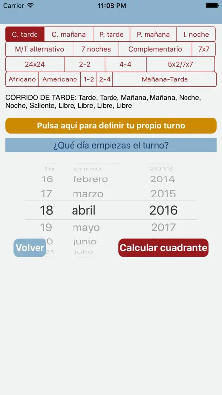 Turnos CNP screenshot 2 of 5