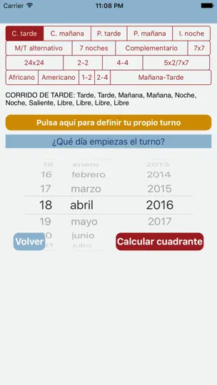 Captura de pantalla de Turnos CNP en iPhone 2