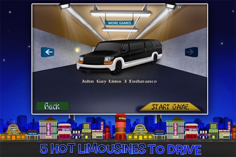 L.A. Limousine Services : The Los Angeles Crazy Night Ride Game - Free screenshot 3