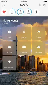 Trip Planner, Travel Guide & Offline City Map for China, Japan, South Korea and Taiwan screenshot #1 for iPhone