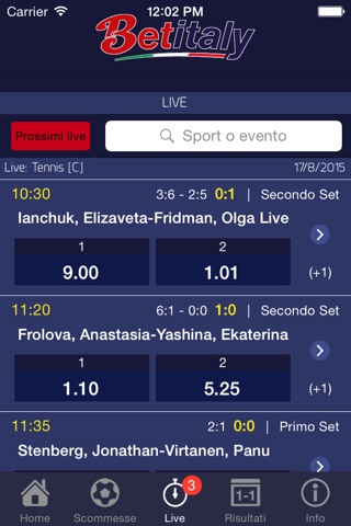 Betitaly Scommesse screenshot 3