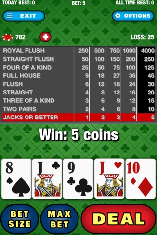 Vegas Casino Video Poker screenshot 2