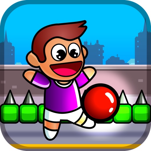 Red Bouncing Ball Juggling Dodge Pro Icon