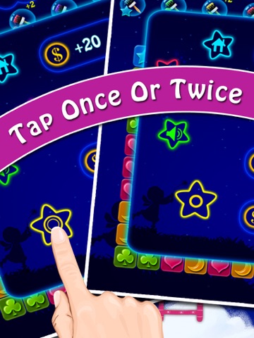 Screenshot #2 for Lucky Stars 2 - A Free Addictive Star Crush Game To Pop All Stars In The Sky