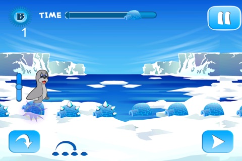Baby Seal in a Slippery Ice Land screenshot 3