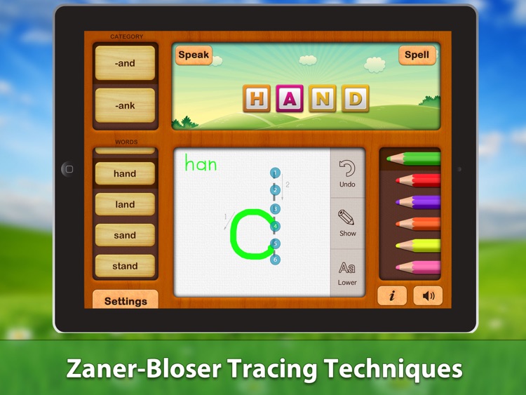 ABC Phonics Word Family Writing HD for iPad by Hien Ton