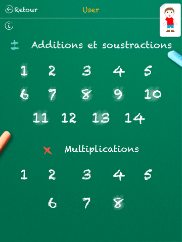 Screenshot #6 pour Mathbit. Étudier mathématiques (l'addition, soustraction, multiplication, division et les fractions) comme à l'école.