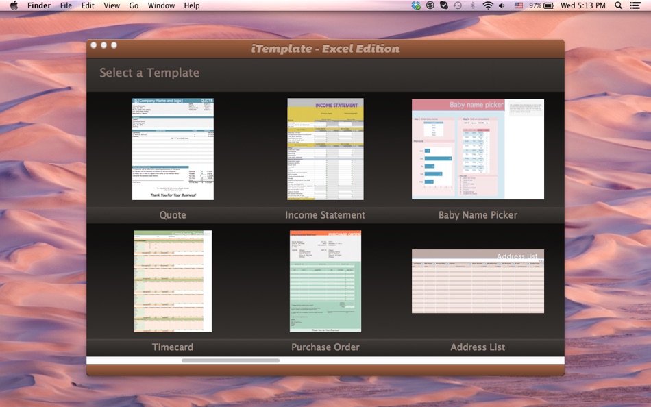 #4. iTemplate - Excel Edition for Mac OS X (macOS) 게시자: Israa Dorgham