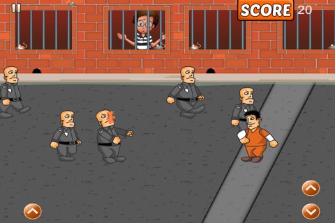 Prisoner Food Fight - Jail Hero Orange Defender Free screenshot 3