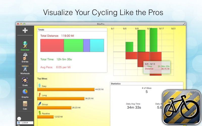 BikePro - Biking &amp; Cycling Log thumbnail 3