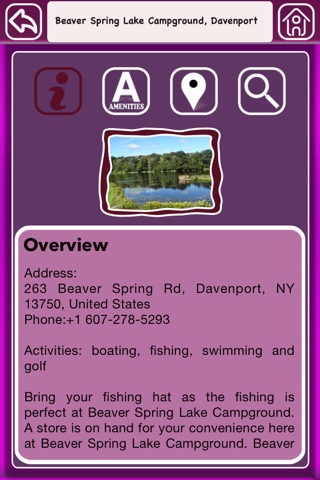 New York Campgrounds Offine Guide screenshot 2