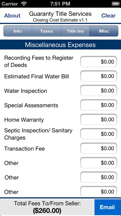 GTS Closing Cost Estimate screenshot-3