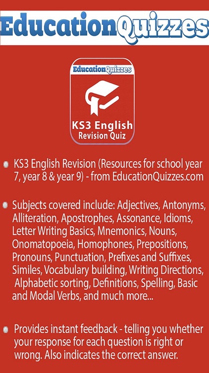 KS3 English Revision Quiz